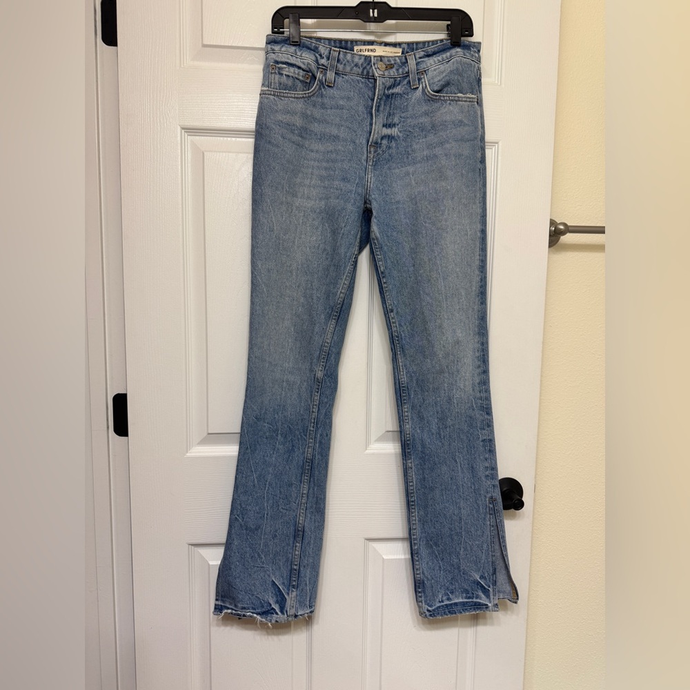 GRLFRND Hailey Low Rise Slim Boot in Melrose, Size 27